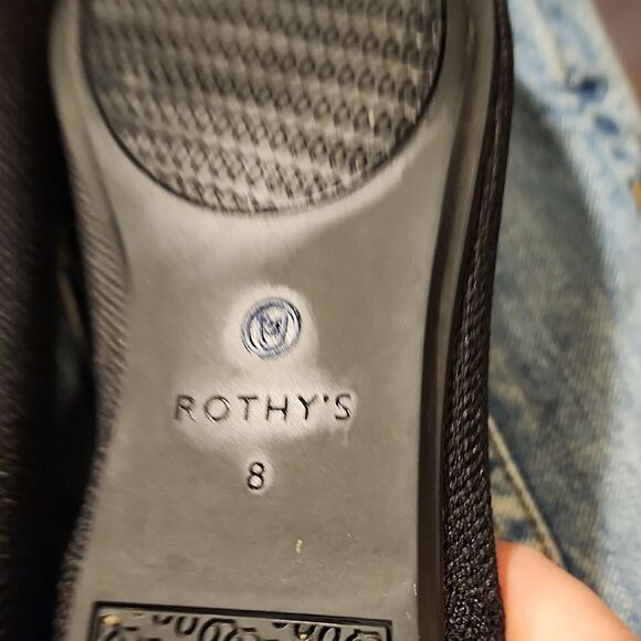 Rothy's Women's Black Flats Round Toe Size 8 - Picture 4 of 7